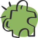 recognizing-patterns-and-signs-puzzle-piece-doodle-icon-green-blob-transparent