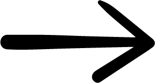 black doodle arrow