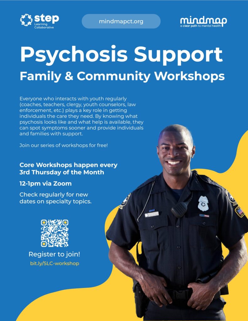 Psychosis Support Family and Community Workshop flyer for law enforcement preview image