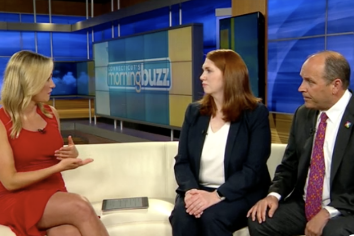 Mindmap campaign spreading awareness of psychosis and statewide referral line on the Connecticut Morning Buzz on World Schizophrenia Day during Mental Health Month